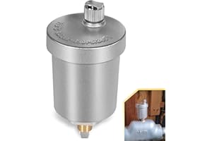 ZYMURGOES 400-4 Float Air Hy-Vent, 1/8" NPT Automatic Air Vent Valve, Compact Design for Hydronic Heating Systems, Boilers, Radiators & Solar Hot Water