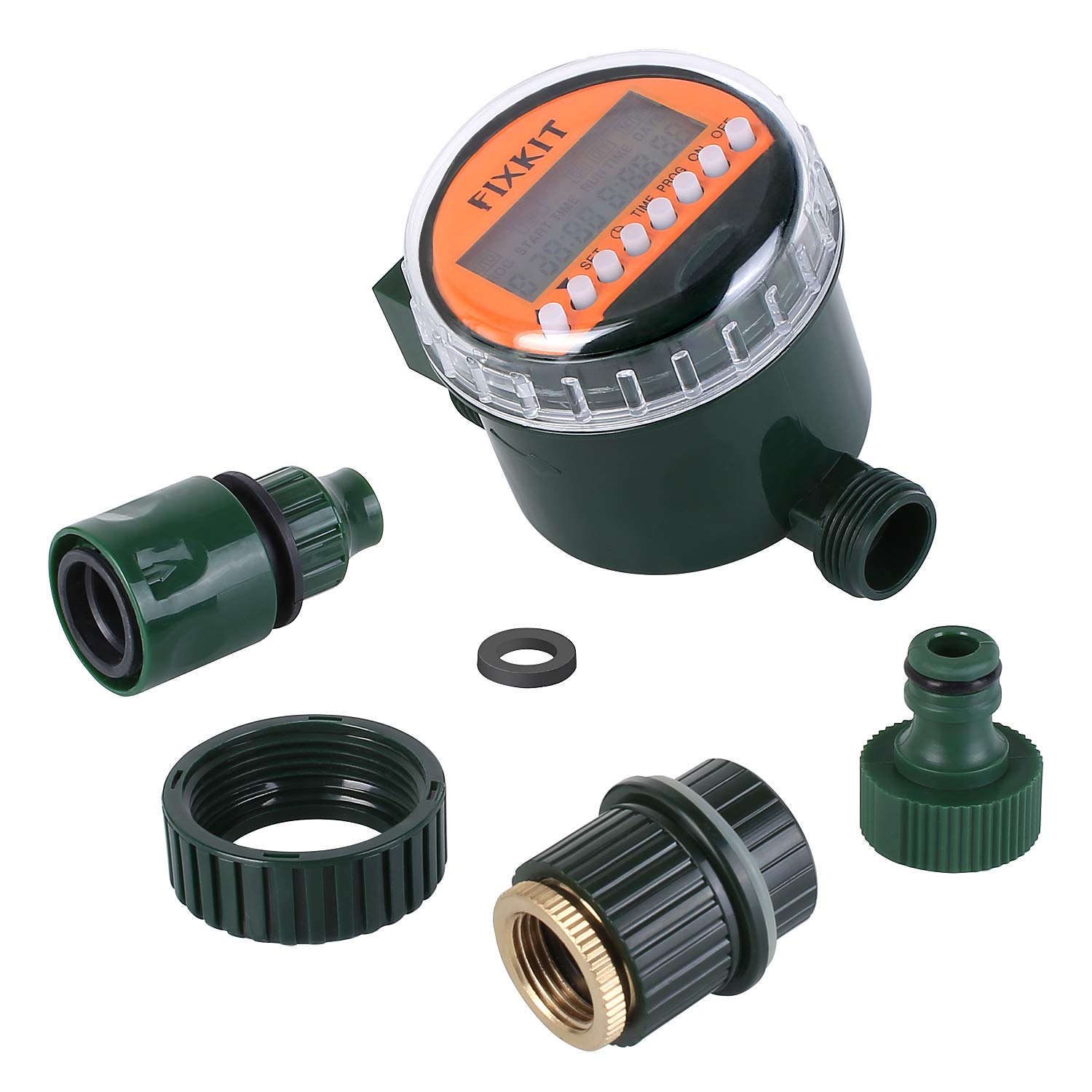 Attrezzature Per L Irrigazione Display Lcd Impermeabilita Ip67 Fixkit Timer Irrigazione Automatica Con Sensore Pioggia E Connettore Per Rubinetto Dellacqua Intelligente Programmatore Irrigazione Fino A 30 Giorni Giardino E Giardinaggio Aikidojo Fr