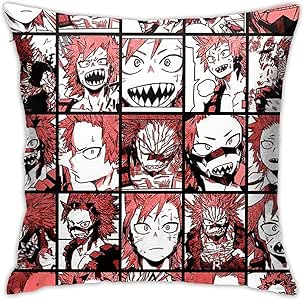 Not Applicable Cushion Cover,My-Hero-Academia Bnha Kirishima Collage