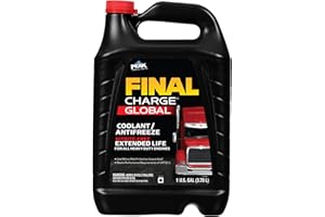 PEAK FINAL CHARGE Global Extended Life Concentrate Antifreeze/Coolant for All Heavy Duty Engine Cooling Systems, 1 Gal.