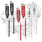 BOMATA 6 Pack Waterproof IPX7 Meat Thermometer Instant Read Food Thermometer with Long Probe for Water, Liquid, Kitchen Cooki