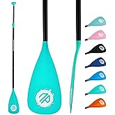 niphean Sup Paddle, 3&4-Piece Adjustable Paddle Board Paddles, Lightweight Floating Kayak Paddle, Detachable Stand Up Paddle Board Accessories Oars with Aluminum Alloy Shaft and Fiberglass Blade