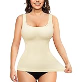 Nebility Shapewear Tank Tops for Women Compression Tank Top Body Shaper Tummy Control Square Neck Camisole Tops