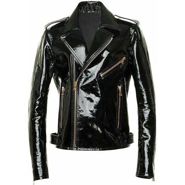 Chaqueta De PVC Brillante De Moda Para Comodidad Y Estilo