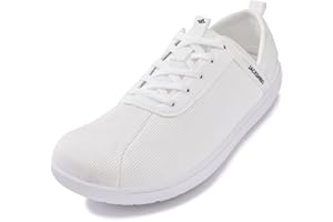 JACKSHIBO Men's Dress Sneakers Fashion Oxfords Business Casual Shoes Wide Toe Box Barefoot Minimalist Walking Sneakers Zero Drop Sole