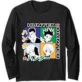 Hunter X Hunter Grid Graphic Long Sleeve T-Shirt