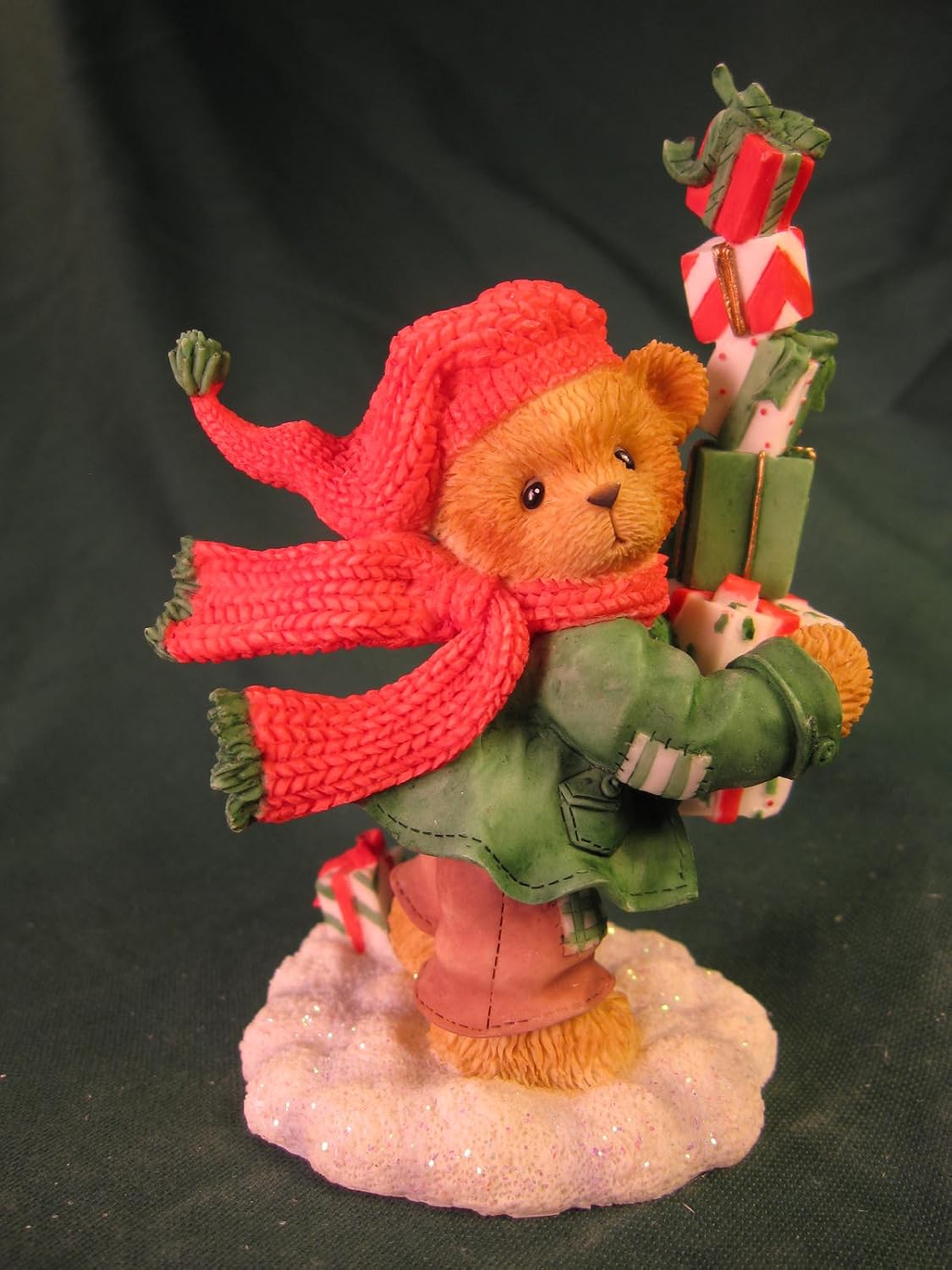 Cherished Teddies Guy I Come Bearing Gifts For Everyone Amazon Co Uk Kitchen Home