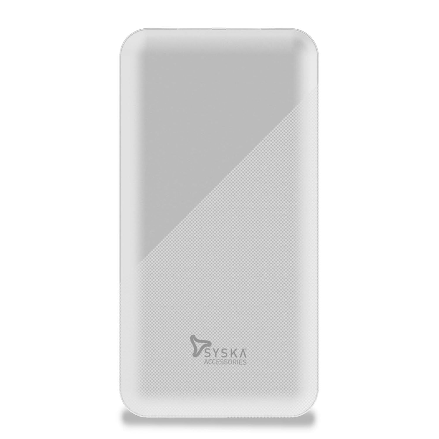 Syska Power Core 100 P1015B-WH 10000mAH Lithium Polymer Power Bank (White)