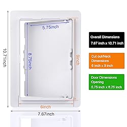 PNKKODW Plumbing Access Panel for Drywall 6 x 9
