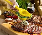 Manual Juice Squeezer, NUOMAN 2-in-1 Heavy-Duty