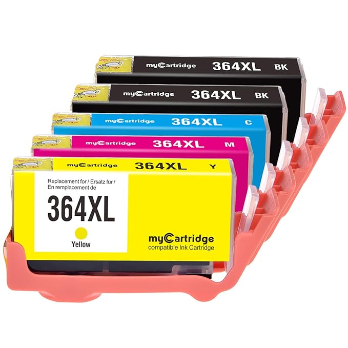 Mycartridge 5 kompatibel HP 364XL 364 XL Druckerpatronen für HP Photosmart 5510 5520 6520 7510 7520 HP Deskjet 3070A 3520 (Sc