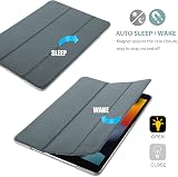ProCase iPad 10.2 Gen Case 9th 8th 7th Slim Translucent Back Matte Grey view 7