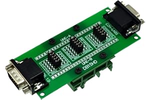 D-Sub Diagnostic Test Breakout Module Board with DIN Rail Mount Bracket (DSUB DB15HD)