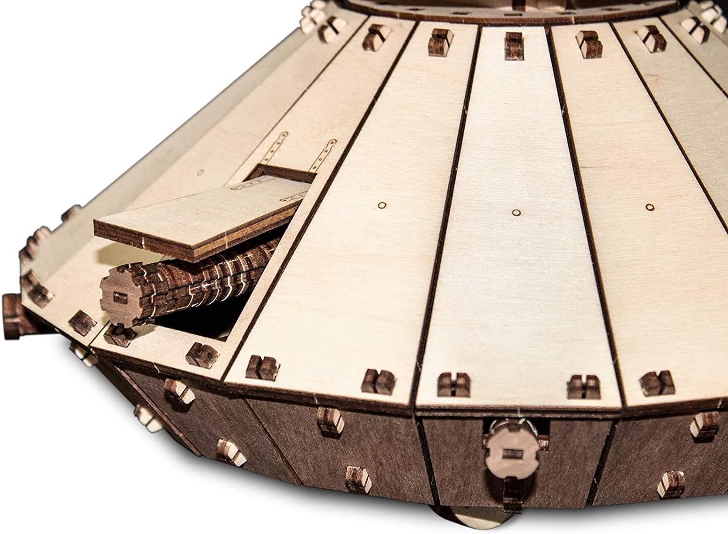 EWA Eco-Wood-Art, DA VINCI TANK, Three-dimensional mechanical wooden puzzle, Puzzle for adults and children - Image 4