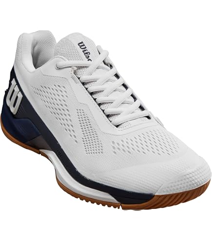 シューズ(男性用) Wilson RUSH PRO 4.0 White/White/Black Amazon.com: WILSON Rush Pro 4.0 Blade Men's Tennis Shoe - Black