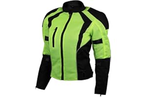 VANCE LEATHER Vance Advance Womens All Weather Season CE Armor Mesh Motorcycle Biker Riding Jacket