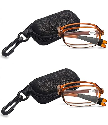 BestWahl Lesebrillen faltbar +1,0 +1,5 +2,0 +2,5, 3,0,+3,5 +4,0 Mit Etui