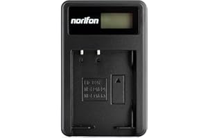 Norifon NP-BD1 LCD USB Charger for Sony Cyber-Shot DSC-P100, DSC-P120, DSC-P150, DSC-P200, DSC-T5, DSC-T50, DSC-T500, DSC-T70