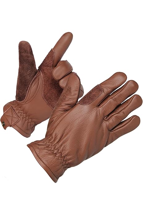 Black Cashmere Gloves Women Yosang Kids Genuine Leather Winter