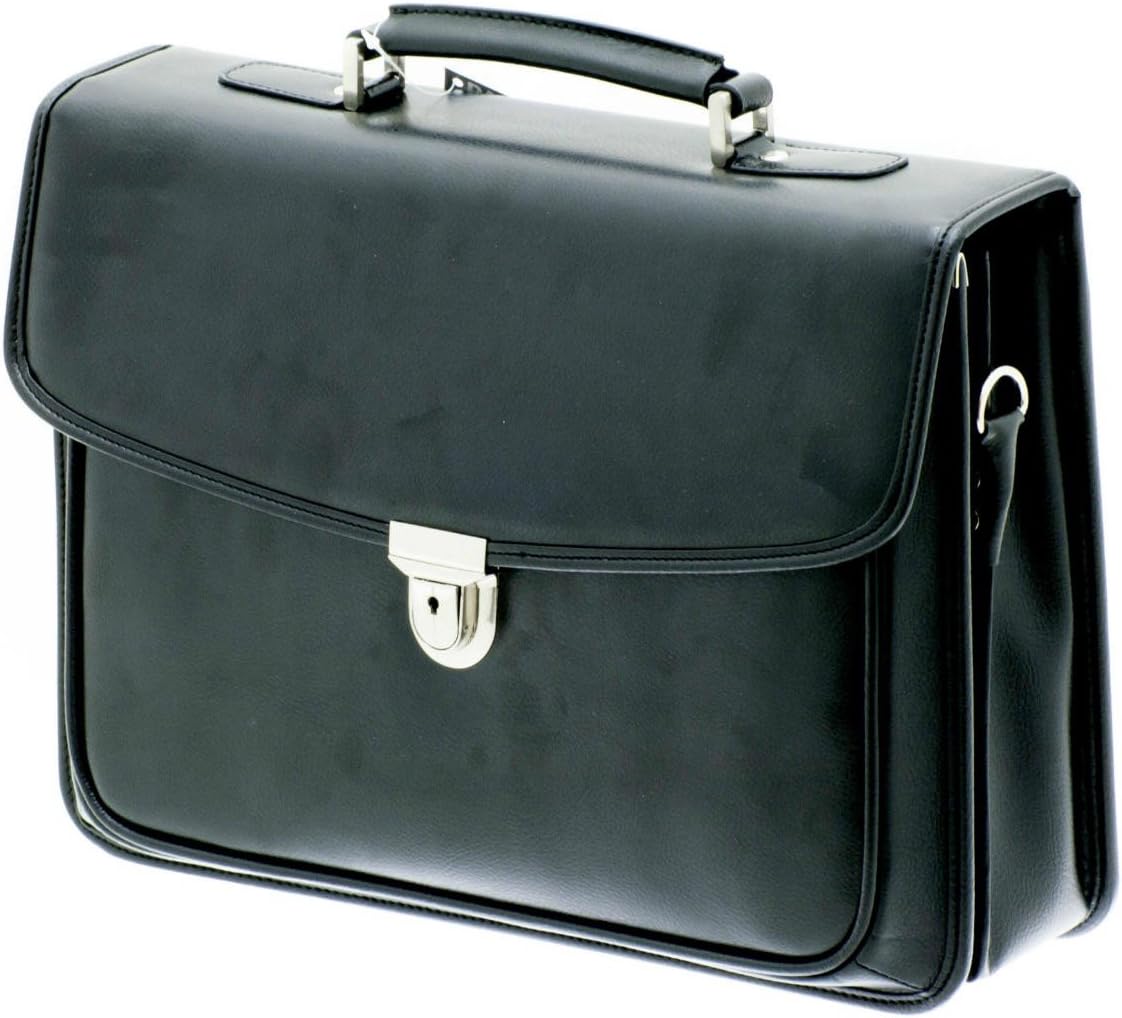 Stanford Leather briefcase 41 x 30 x 16 cm, organiser, laptop