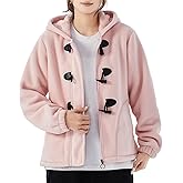 JiangWu Winter Coats for Women Full Zip Polar Fleece Jacket Sherpa Lined Outdoor Warm Coat