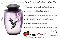 Hummingbird Urn, Hummingbird Cremation Urn for