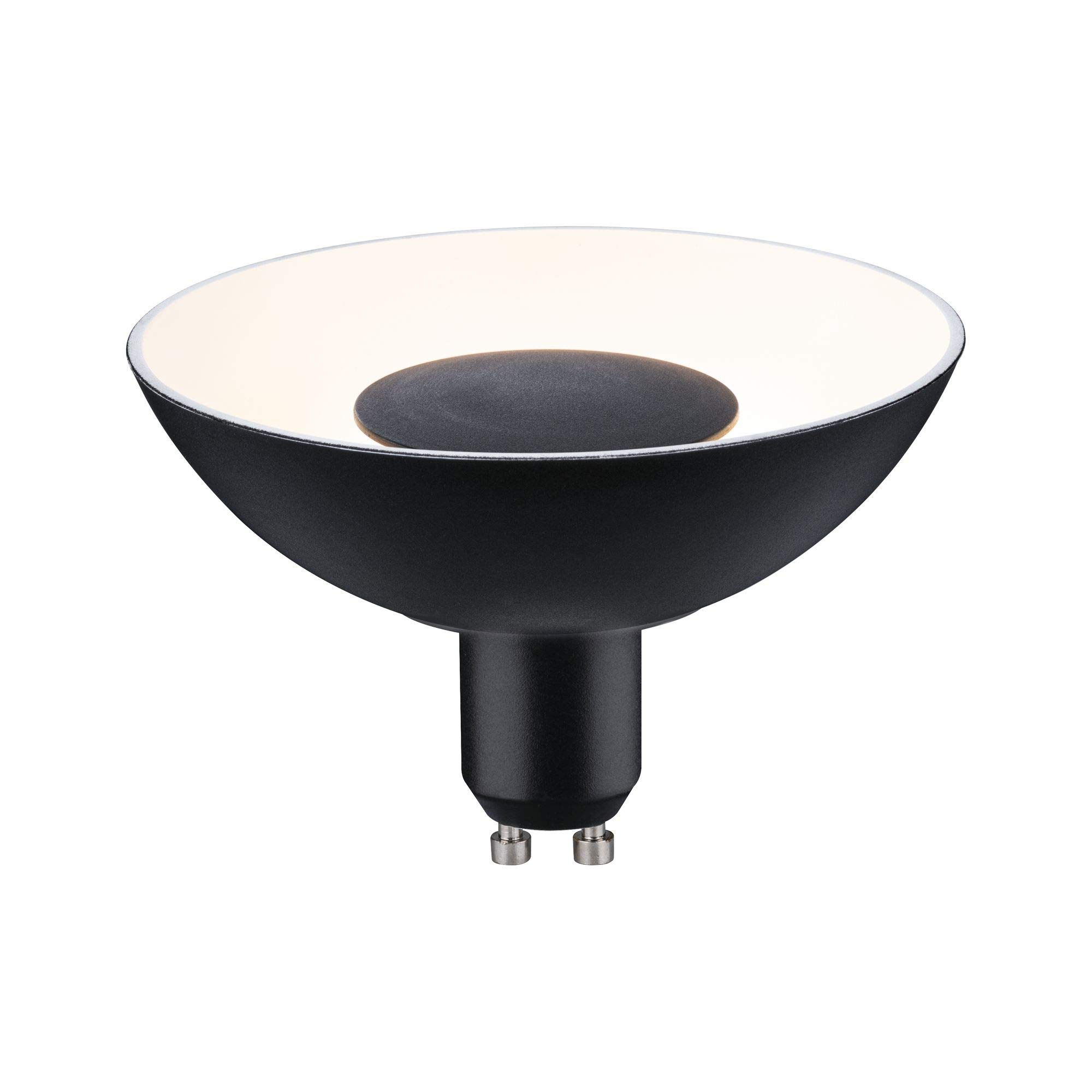 Paulmann 28795 LED lamp Reflector 3-Step dim 4.9 watts dimmable Energy-Saving lamp Black, White Lighting Lamps 3000 K GU10