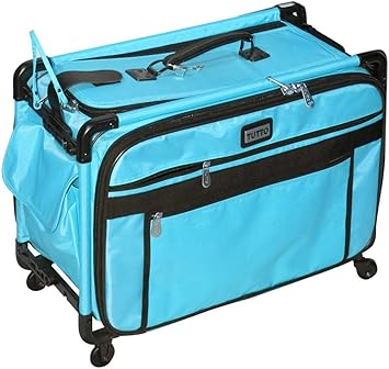 large sewing machine case on wheels