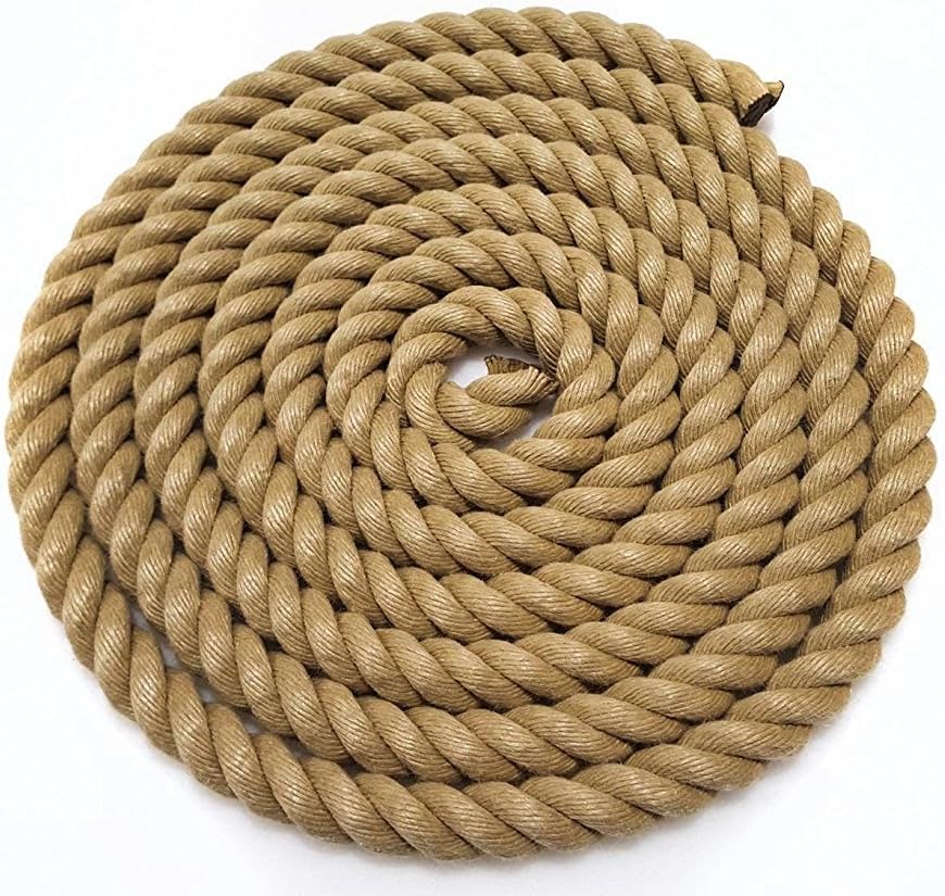 Direct Manufacturing Synthetic Polyhemp Rope 10mm Gardens, Decking, Boating, Camping. (5m