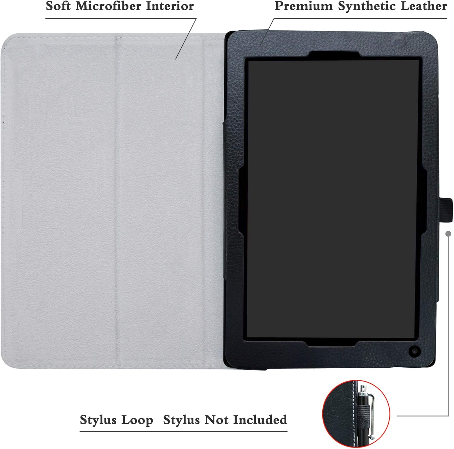 Alba 10 Inch Case,Labanema Stand Folio Case Cover for Alba 10 Inch