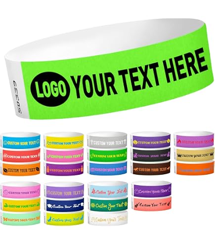 Pulsera De Plástico De Acceso A Eventos Conjunto De Vectores De