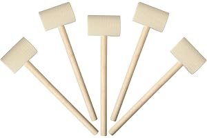 36 Pcs Mini Wooden Hammer Creative Pounding Educational Mallet for Boys and Girls