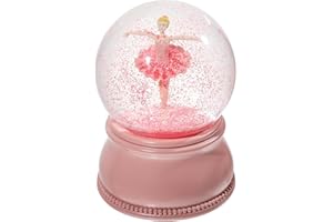 MINGFUXIN Ballerina Snow Globes for Girls, Christmas Snow Globes for Kids, Musical Snowglobe for Women Adults, Ballet Music Box Recital Gifts for Daughter Granddaughter