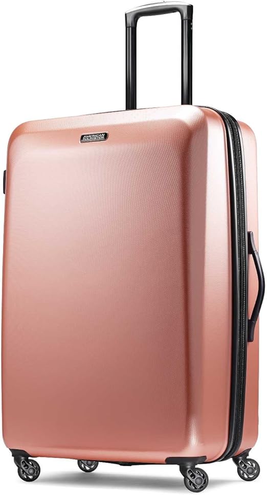 amazon pink luggage