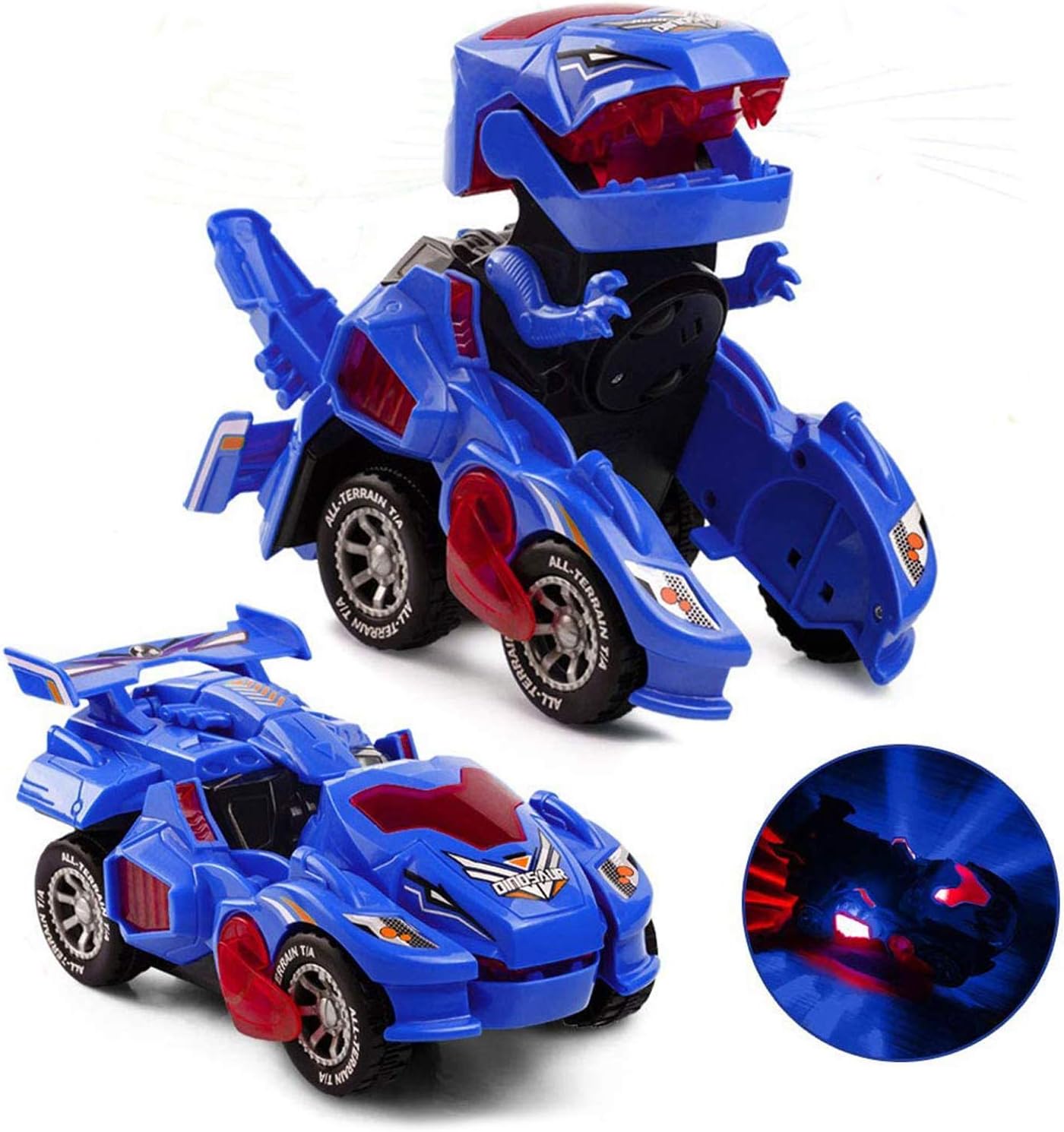 Dinosaur Transformers Car Electric Dinosaur Toys Automatic Transforming
