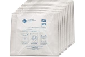 Hoover Commercial AH10363 Disposable Vacuum Bags Hepa CC1 10/Pack
