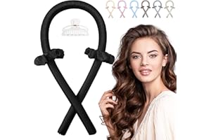 Heatless Curls Headband, IENIN Heatless Curling Hair Curler No Heat Hair Rollers to Sleep in Curl Ribbon Overnight Heatless Curling Rod Headband for Women Holiday Gift