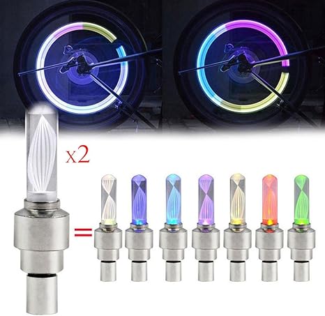 tyre valve cap led for bikes