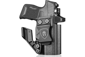 WARRIORLAND IWB Kydex Holster Optic Cut &Claw, Select Fit for Glock 17/19/ 19X/43X/43X MOS, P365/P365X/ P365XL/ P320 M18, Hellcat Pro/Echelon/Hellcat, G2C/G3C, Shield Plus/EZ, SD9VE, M&P 9/.40 &More