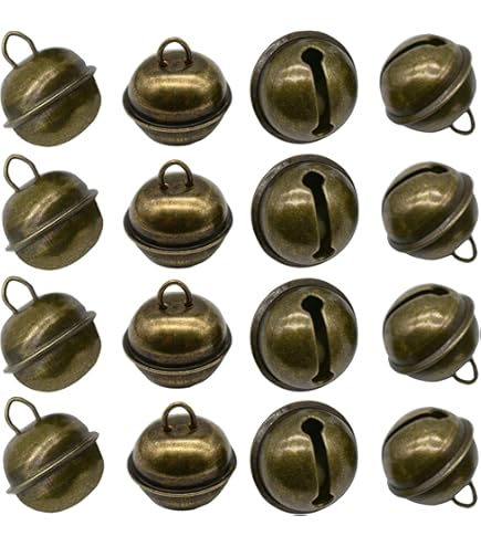 Silver Jingle Bells 12mm 15mm 144 Pieces | Formosa Crafts