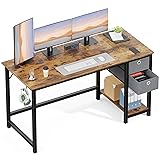 DUMOS Computer Desk with Drawers 55 Inch Office