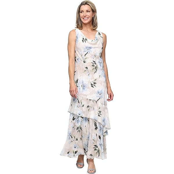 Amazon.com: Alex Evenings Women's Tea Length Embroidered Bodice Mother of  The Bride Gown, Wedding Guest Dress : Clothing, Shoes & Jewelry
