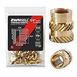 Zwmssll 1/4'' Threaded Inserts,1/4-20 Heat Set