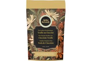 Chocolate Truffle - Atelier So Lovely - Premium Organic Rooibos Tea – Caffeine-Free Loose Leaf Herbal Dessert Blend | Sweet C