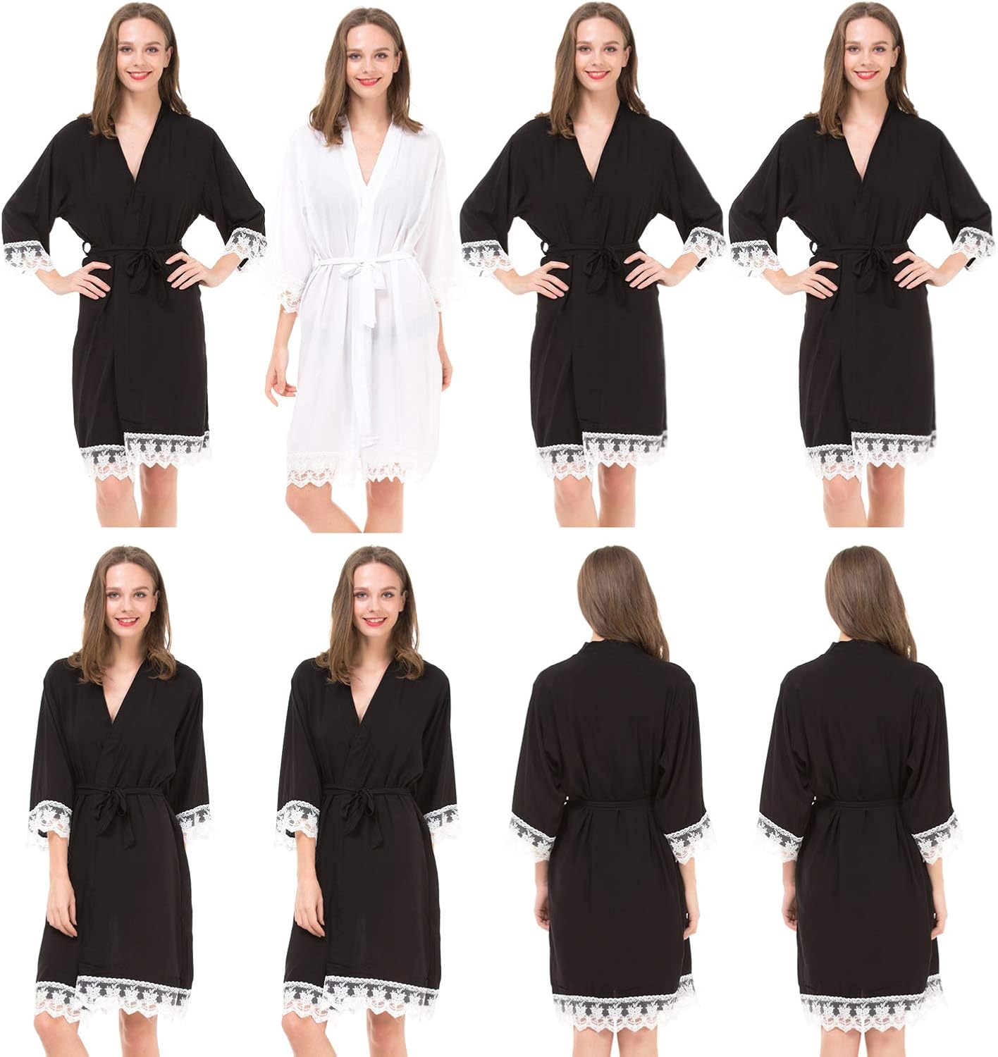 set of 8 bridesmaid robes