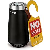 Timeage Scent Eliminator Ozone Generator - Advanced Odor Control | Filterless Odor Remover, No Chemical, Rechargeable Battery, Silver
