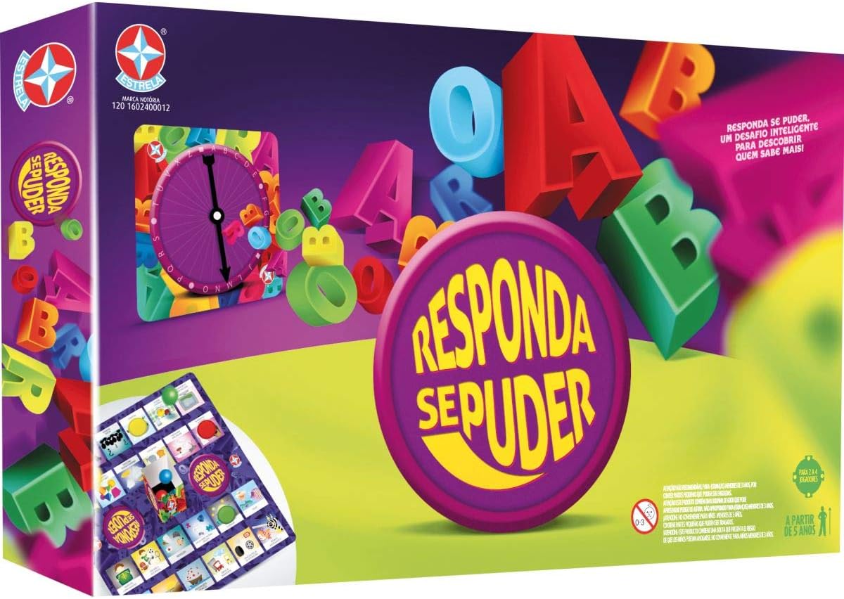 Jogo de Tabuleiro Responda Se Puder - Estrela