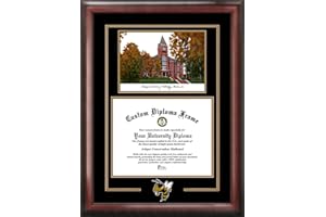 Campus Images GA974SG Georgia Tech Yellow Jackets Spirit Graduate Frame, 14" x 17"