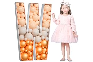 Tongjoy 4FT Mosaic Letters for Balloons, Mosaic Balloon Frame, DIY Marquee Light Up Letters, Large Giant Letters for Birthday Engagement Party Decorations Wedding Backdrop, Balloon Arch Kit, Letter W