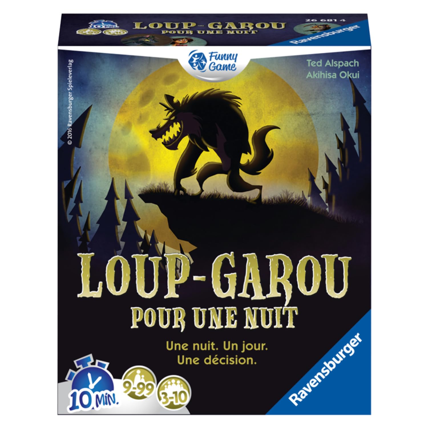 Ravensburger 26681 Wolf Werewolf For A Night [French Version]
